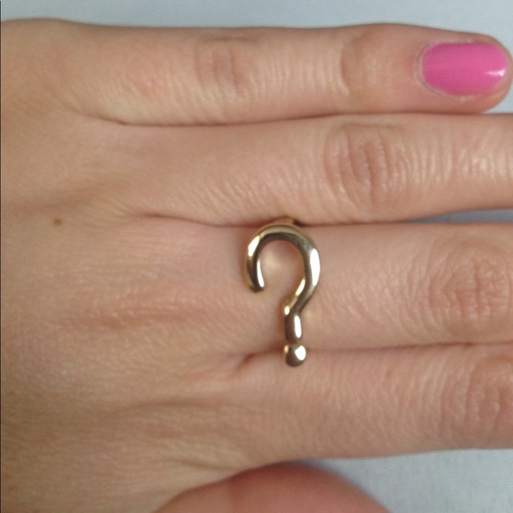 🌼5 for $25🌼 Gold Question Mark Ring - Picture 3 of 5